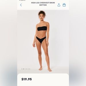 Hollister High Leg Super Cheeky Bikini Bottom 👙